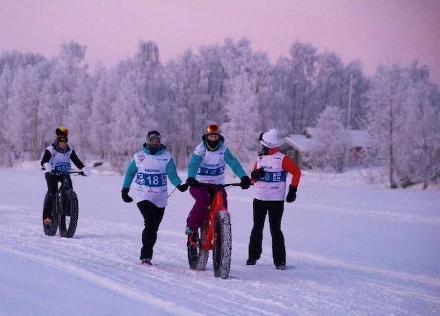 L'épreuve du Run and Bike du Finland Trophy !