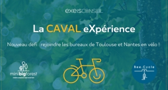 CaVal Expérience cyclisme vélo EXEIS Conseil Valentin LAMOUREUX Camille LEGEAY