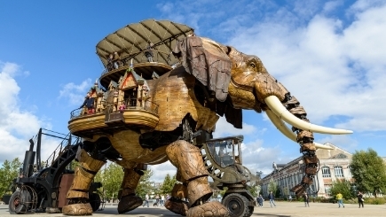 Les machines de l'Ile de Nantes à deux pas des locaux EXEIS Conseil 