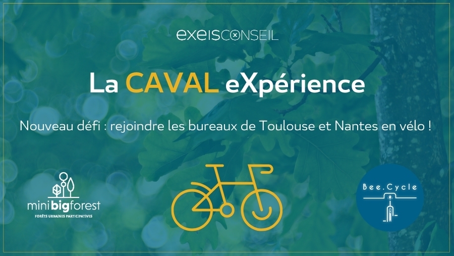 CaVal Expérience cyclisme vélo EXEIS Conseil Valentin LAMOUREUX Camille LEGEAY