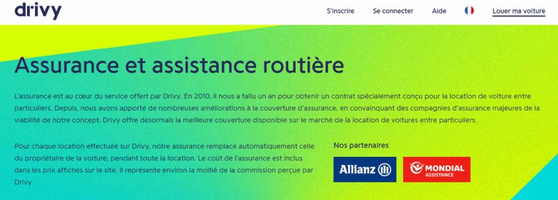 Partenariat entre Drivy et Allianz